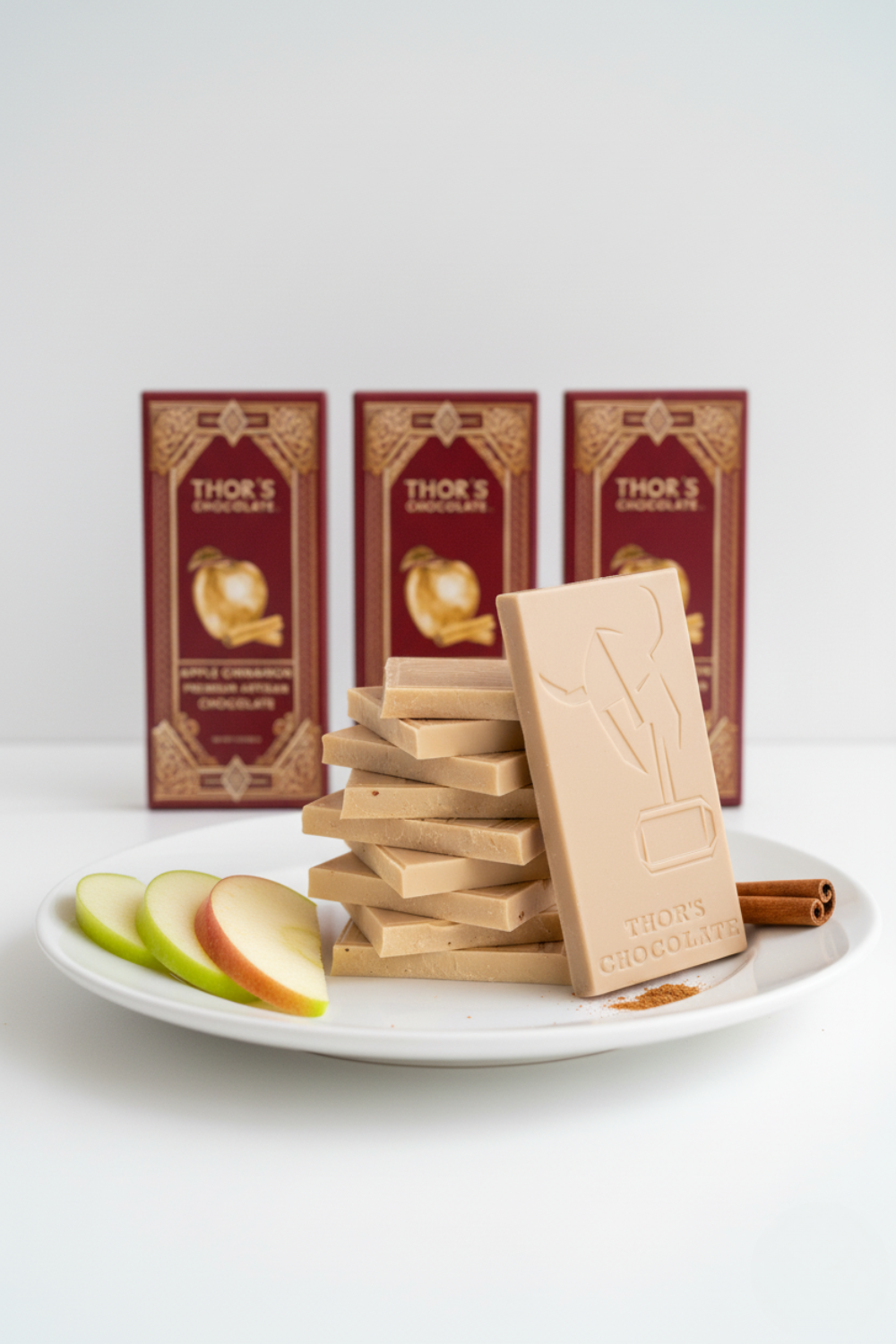 Apple Cinnamon White Chocolate Bar