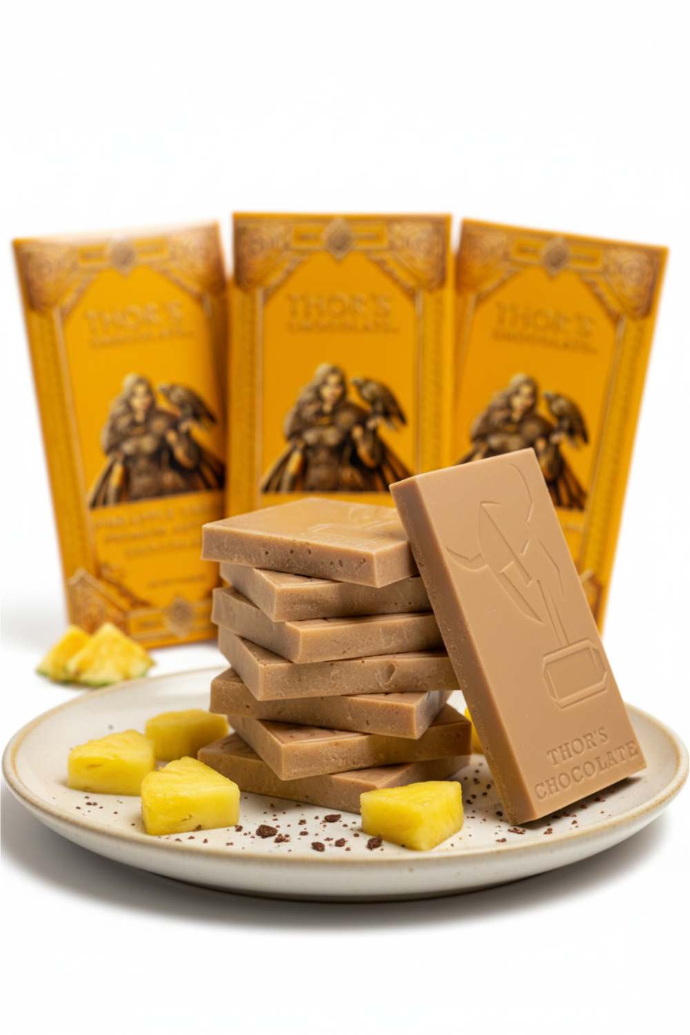 Pineapple Cream White Chocolate Bar