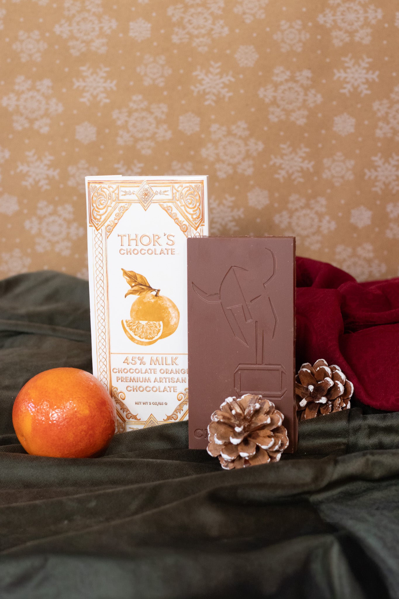 Orange 45% Milk Chocolate Bar