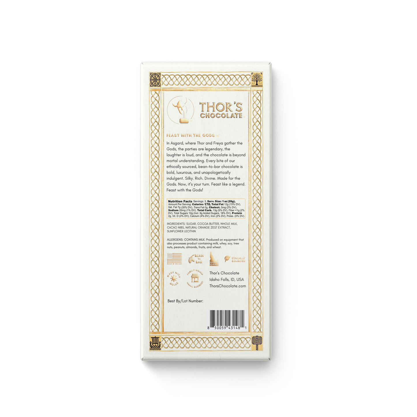 Orange - 45% Milk Chocolate