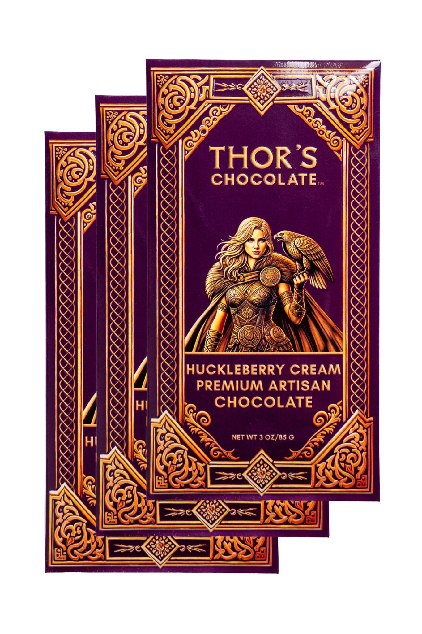 Huckleberry Cream Chocolate Bars