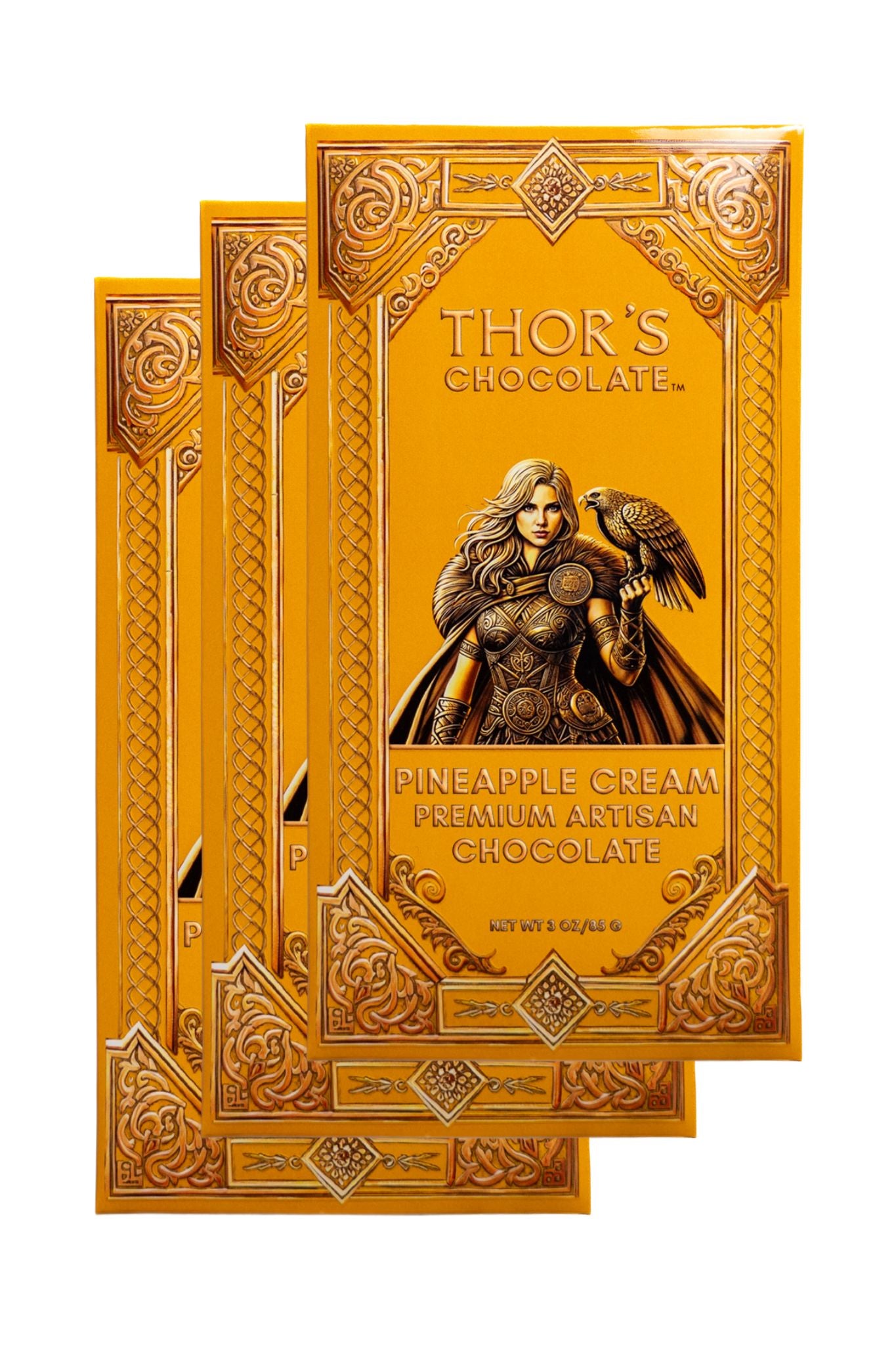 Pineapple Cream Chocolate Bars