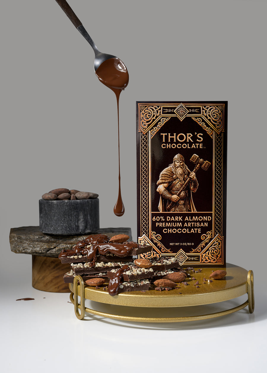 60% Dark Chocolate & Almonds Bar