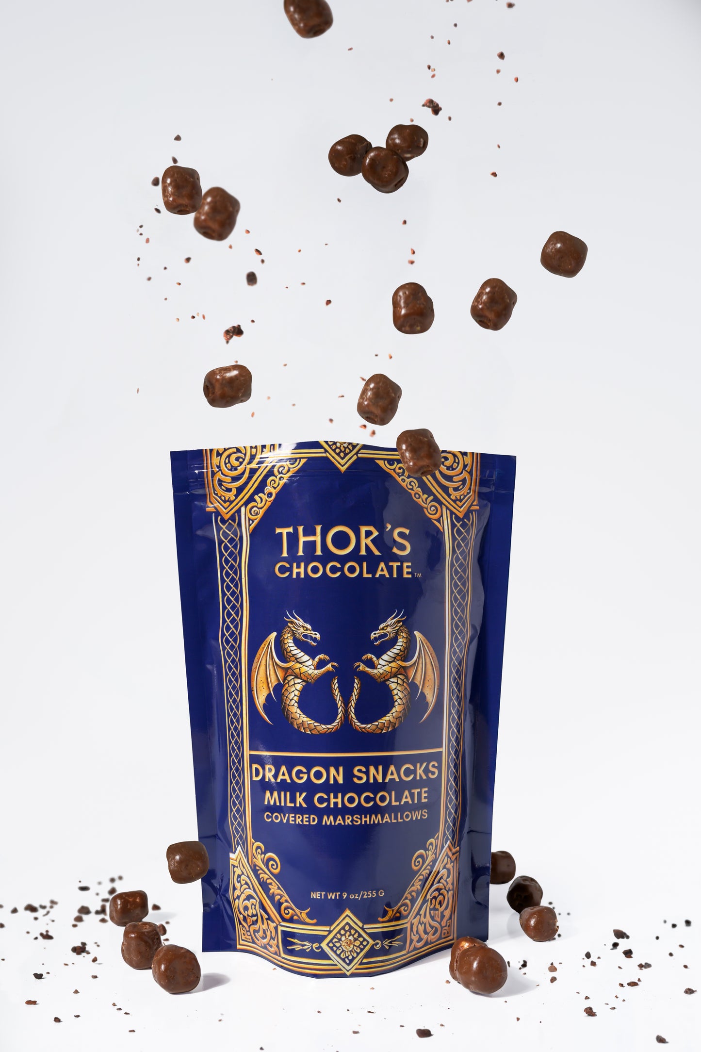 Dragon Snacks - Milk Chocolate Covered Marshmallows
