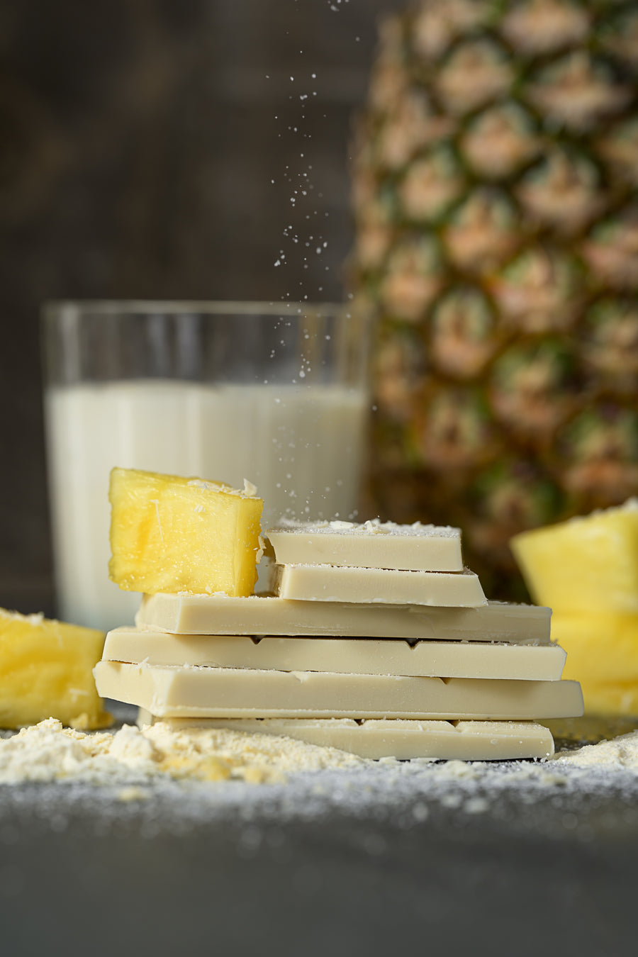 Pineapple Cream White Chocolate Bar