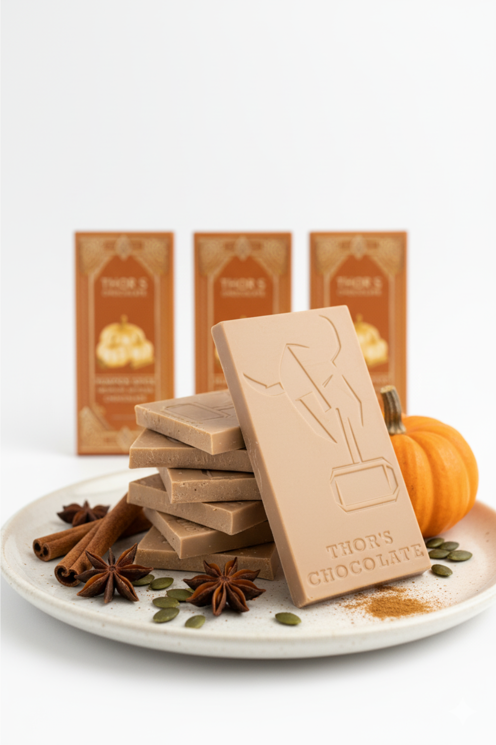 Pumpkin Spice White Chocolate Bar