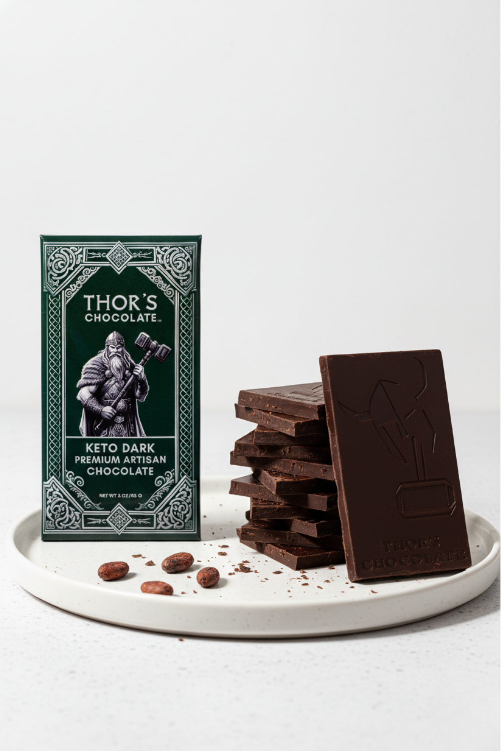 Zero-Sugar (Keto) Dark Chocolate Bar