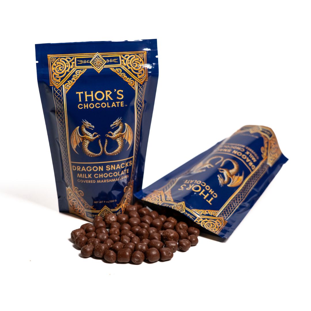 Dragon Snacks - Milk Chocolate Covered Marshmallows
