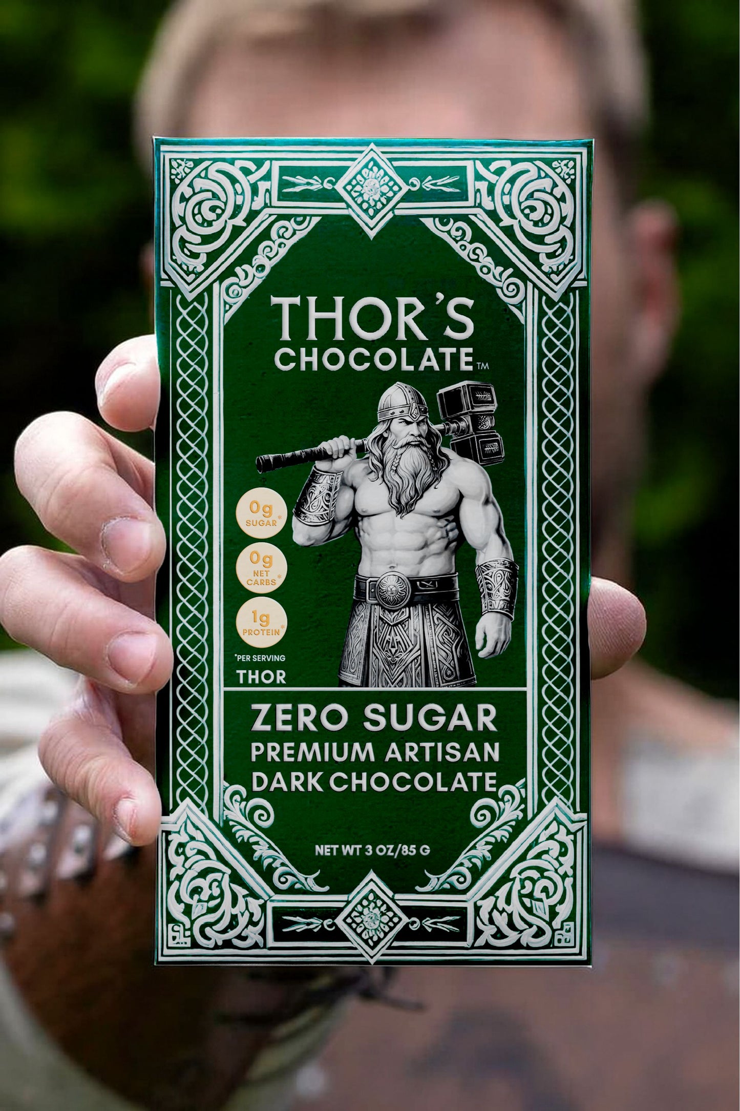 Zero-Sugar Dark Chocolate Bar