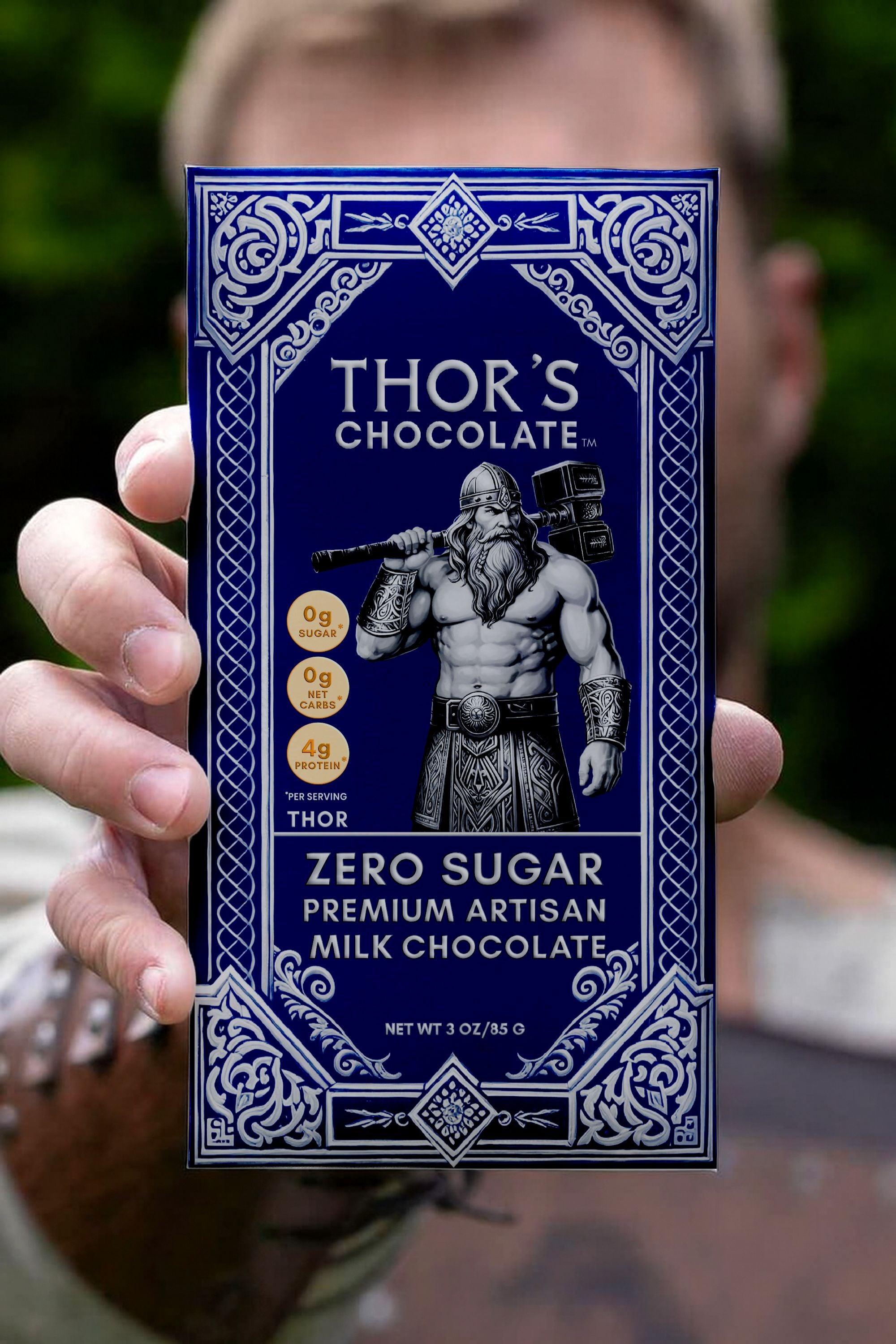 Zero-Sugar (Keto) Milk Chocolate Bar | Thor's Chocolate